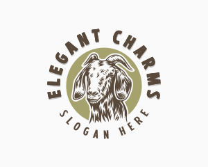 Goat Livestock Animal Logo