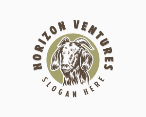 Goat Livestock Animal Logo