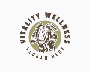 Goat Livestock Animal Logo