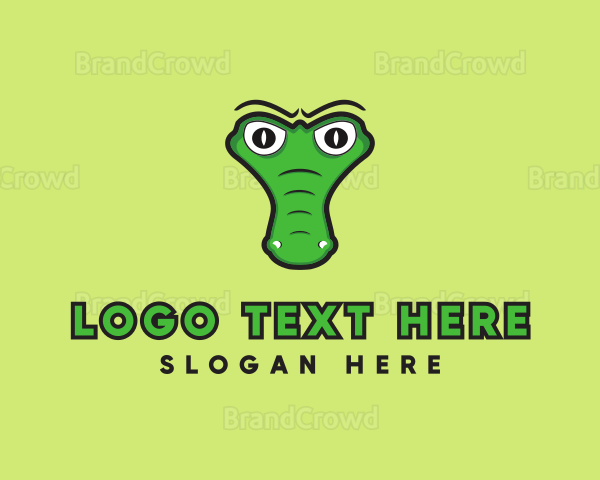 Crocodile Alligator Reptile Logo