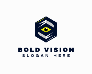 Cube Eye Surveillance logo design