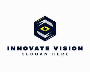 Cube Eye Surveillance logo design