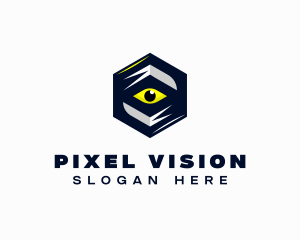 Cube Eye Surveillance logo design