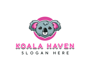 Koala - Cute Koala Bear logo design