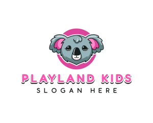 Cute Koala Bear logo design