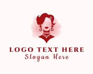 Lady - Woman Jewelry Glam logo design