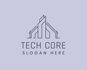 Infrastructure - Architecture Infrastructure Building logo design