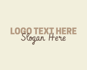 Vintage Handwritten Business Logo