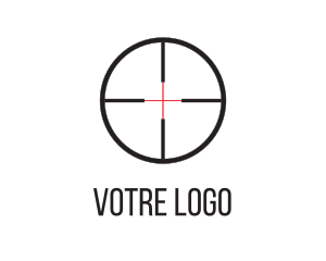 Shooting Range Target Logo