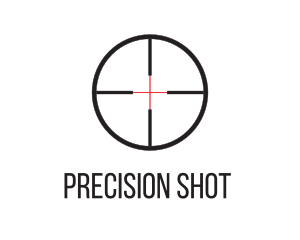 Rifle - Shooting Range Target logo design