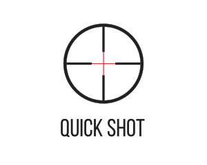 Shoot - Shooting Range Target logo design