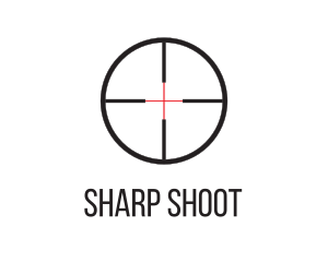 Shoot - Shooting Range Target logo design