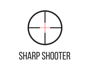 Rifle - Shooting Range Target logo design