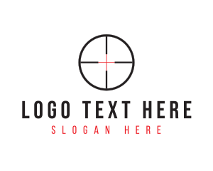 Weapon - Shooting Range Target logo design