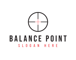 Shooting Range Target logo design