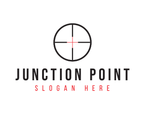 Shooting Range Target logo design