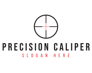 Shooting Range Target logo design