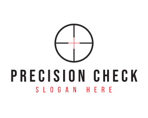 Shooting Range Target logo design