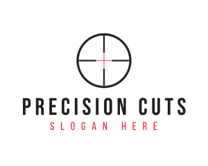 Shooting Range Target logo design