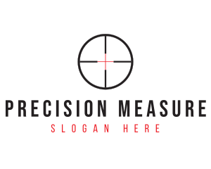 Shooting Range Target logo design