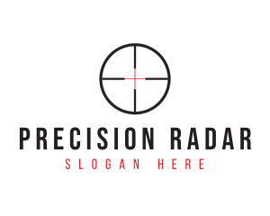 Shooting Range Target logo design