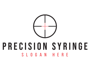 Shooting Range Target logo design