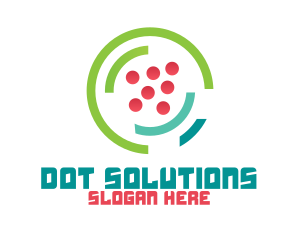 Dot - Arrow Dot Technology logo design