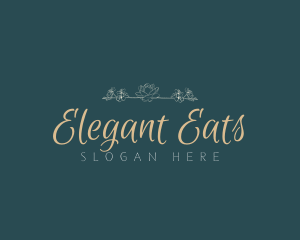 Script Elegant Business logo design