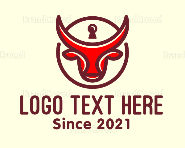 Bull Keyhole Lock Logo