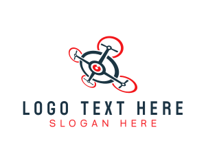 Vlogger - Drone Videographer Camera logo design