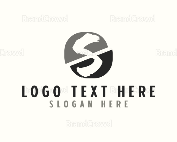 Design Studio Brush Letter S Logo