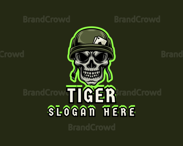 Army Skull Gaming Logo