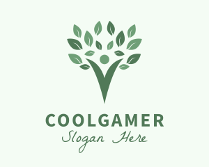 Human Healthy Tree Lifestyle Logo