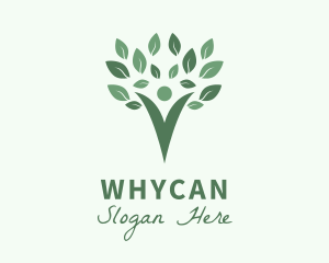 Human Healthy Tree Lifestyle Logo
