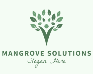 Human Healthy Tree Lifestyle logo design