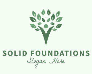 Sustainability - Human Healthy Tree Lifestyle logo design