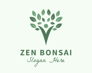 Human Healthy Tree Lifestyle logo design