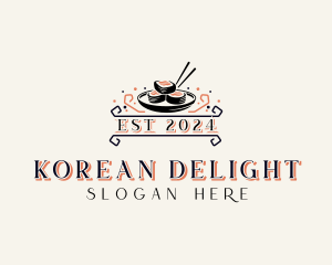 Korean - Sushi Japanese Restaurant logo design