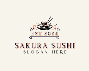 Sushi Japanese Restaurant logo design