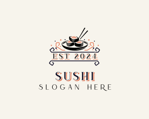 Sushi Japanese Restaurant logo design