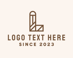 Author - Farm Mill Letter L logo design