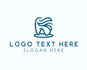 Molar - Dental Tooth Dentistry logo design