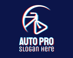 Esports - Static Motion Biking logo design