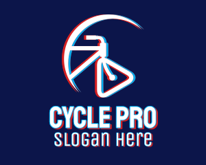 Biking - Static Motion Biking logo design