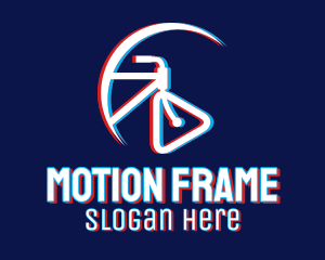 Static Motion Biking logo design