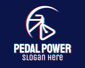 Static Motion Biking logo design