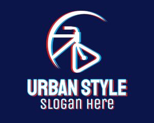 Web Host - Static Motion Biking logo design