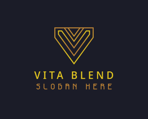 Gradient Gold Crypto logo design