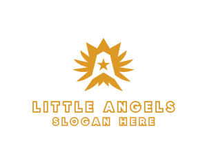 Aviation - Star Crown Wings logo design