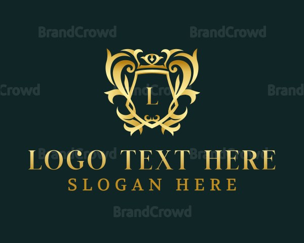 Royalty Ornamental Crest Logo